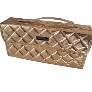 Babyliss tool bag tote Rose Gold quilted snap close (no tool included)